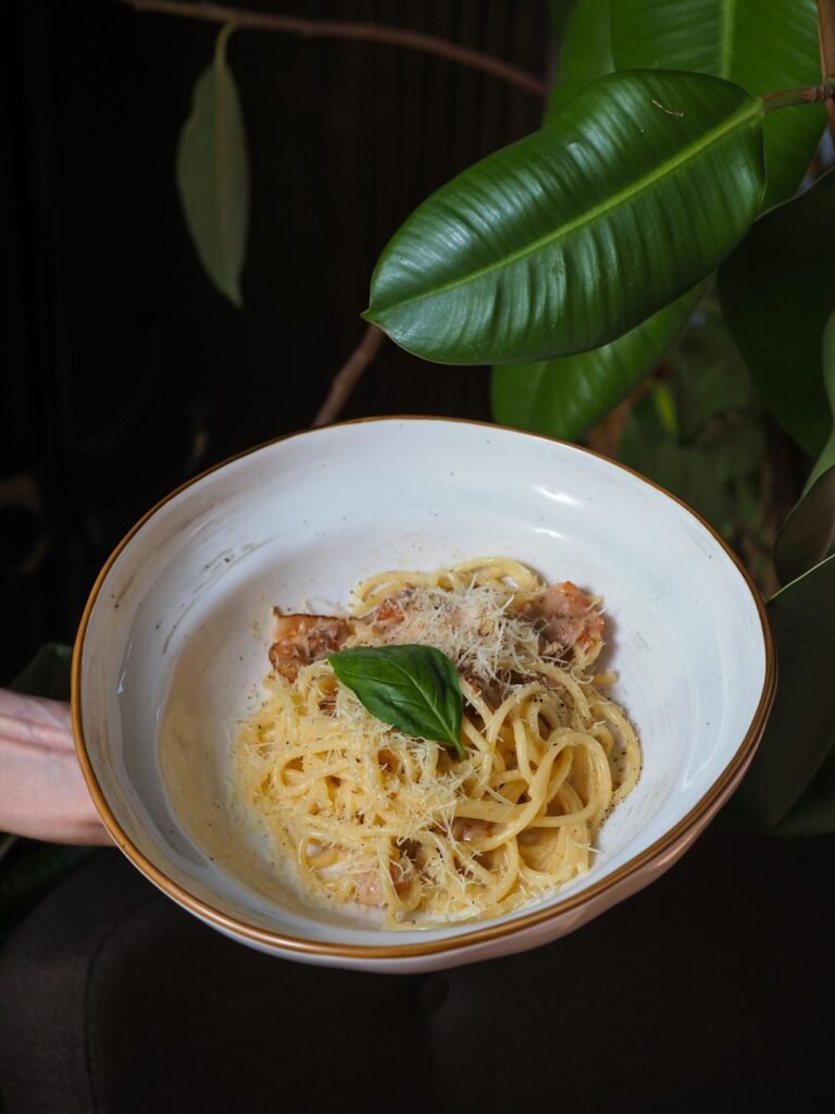 Spaguetti a la carbonara