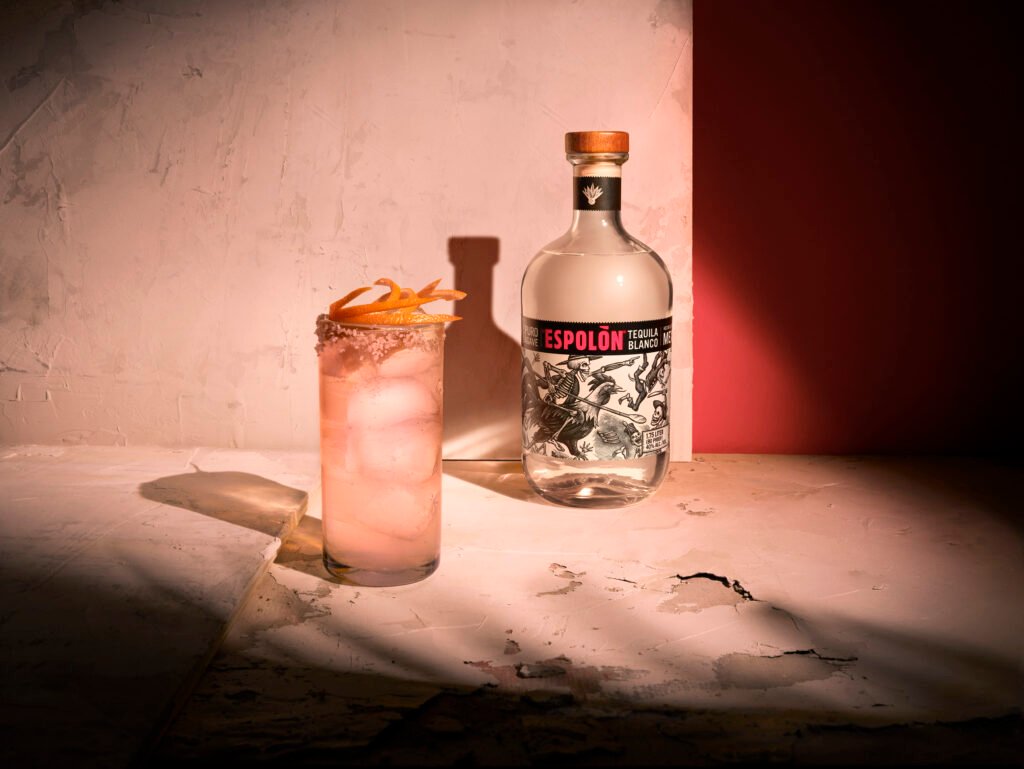 Tequila Espolón coctel Paloma