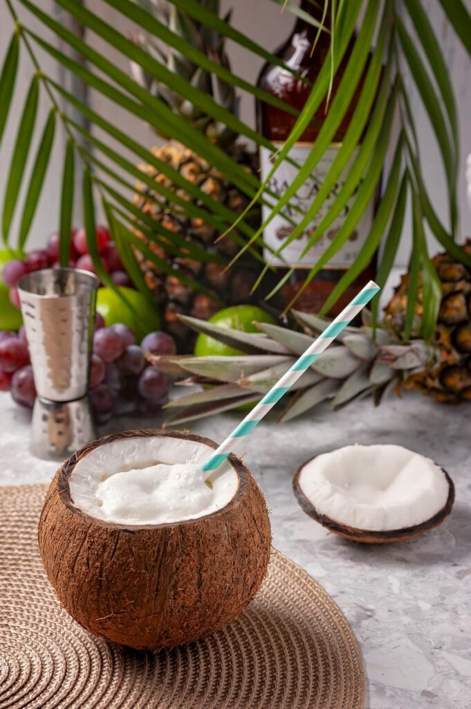 piña colada en coco